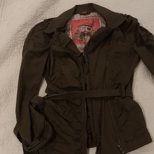 Size S olive green Bernardo lightweight jacket